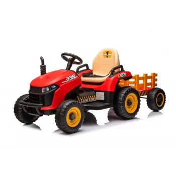 LEAN CARS BBH-030 červený batériový traktor