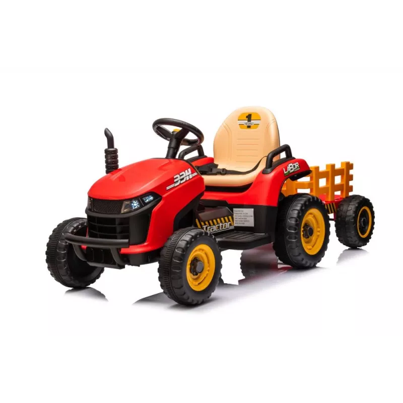 LEAN CARS BBH-030 červený batériový traktor