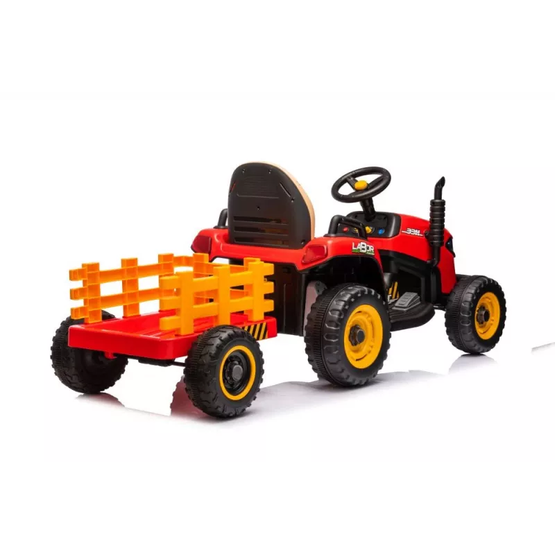 LEAN CARS BBH-030 červený batériový traktor