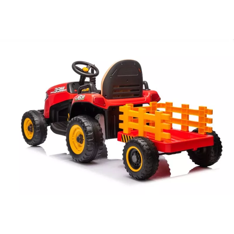 LEAN CARS BBH-030 červený batériový traktor