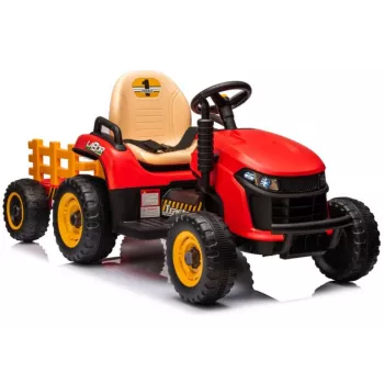 LEAN CARS BBH-030 červený batériový traktor