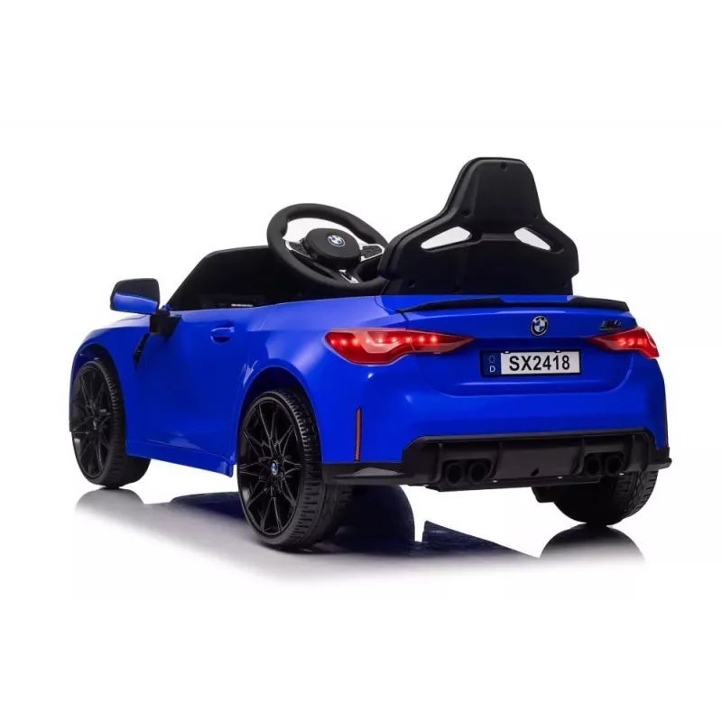 LEAN CARS BMW M4 batériové auto lakované v modrej