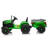 LEAN CARS CH9959B batériový traktor s prívesom svetlozelený 24V