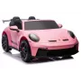 LEAN CARS DK-P911 Porsche GT3 24V ružové batériové jazdné auto
