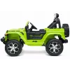 LEAN CARS elektrický pojazdný Jeep Rubicon 4x4 zelený