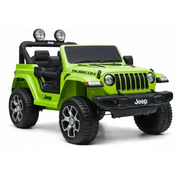LEAN CARS elektrický pojazdný Jeep Rubicon 4x4 zelený