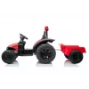 LEAN CARS elektrický detský traktor HZB-200 s prívesom červený