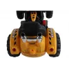 LEAN CARS elektrický traktor na sedenie s lopatovým bagerom oranžový