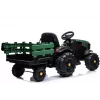LEAN CARS elektrický traktor s prívesom BDM0925 vojenská zelená