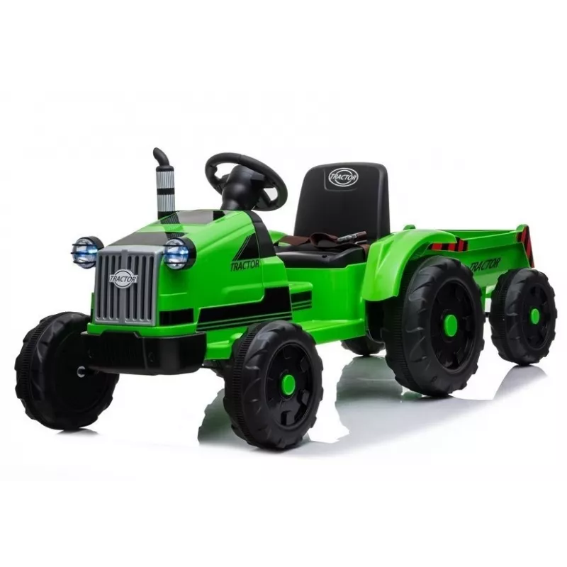 LEAN CARS elektrický traktor s prívesom CH9959 zelený