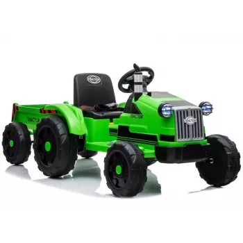 LEAN CARS elektrický traktor s prívesom CH9959 zelený
