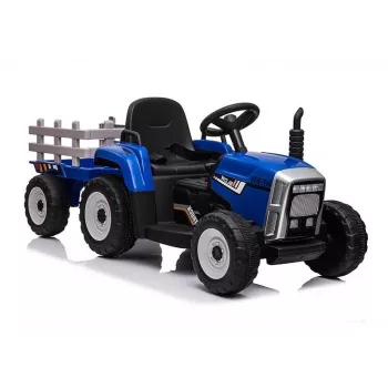 LEAN CARS elektrický detský traktor s prívesom XMX611 modrý