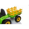 LEAN CARS elektrický detský traktor s prívesom XMX611 LED svetlá zelený