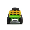 LEAN CARS elektrický detský traktor s prívesom XMX611 LED svetlá zelený