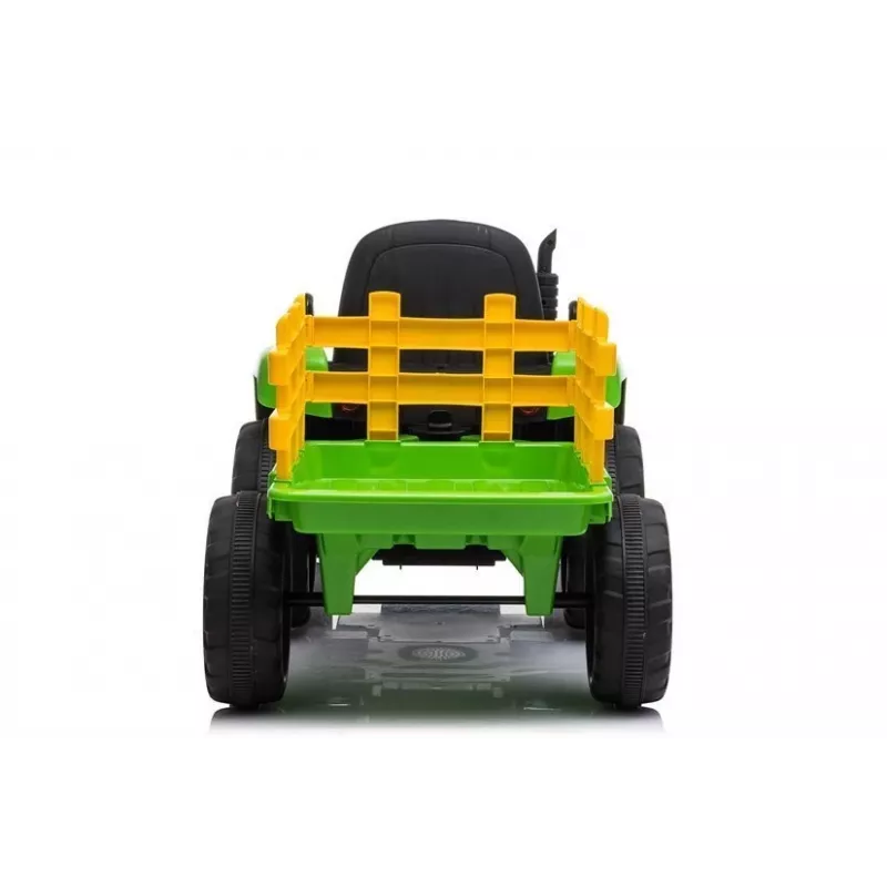 LEAN CARS elektrický detský traktor s prívesom XMX611 LED svetlá zelený