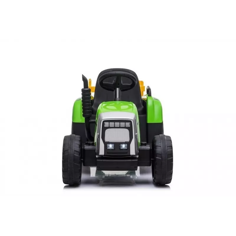 LEAN CARS elektrický detský traktor s prívesom XMX611 LED svetlá zelený