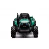 LEAN CARS HC-306 batériový traktor s prívesom tmavozelený 24V