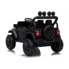 LEAN CARS Jeep Rubicon DK-JWR558 24V batériou poháňané detské auto pre deti, čierne