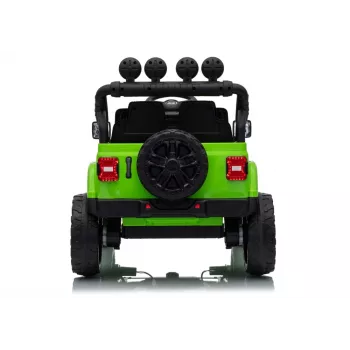 LEAN CARS Jeep Rubicon DK-JWR558 24V zelené batériou poháňané jazdné vozidlo