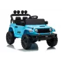 LEAN CARS Jeep Rubicon DK-JWR558 24V svetlomodré batériové detské vozidlo s rodičovským diaľkovým ovládaním
