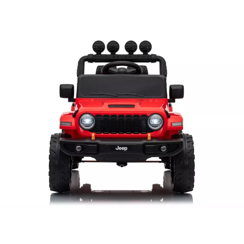 LEAN CARS Jeep Rubicon DK-JWR558 24V červené batériou poháňané vozidlo