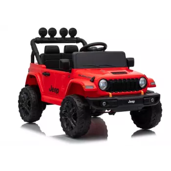 LEAN CARS Jeep Rubicon DK-JWR558 24V červené batériou poháňané vozidlo
