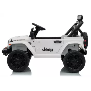 LEAN CARS Jeep Rubicon DK-JWR558 24V biele batériové detské vozidlo