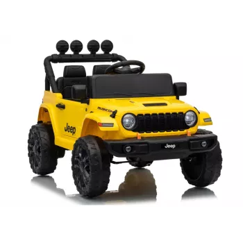 LEAN CARS Jeep Rubicon DK-JWR558 24V žlté batériové detské vozidlo s diaľkovým ovládaním
