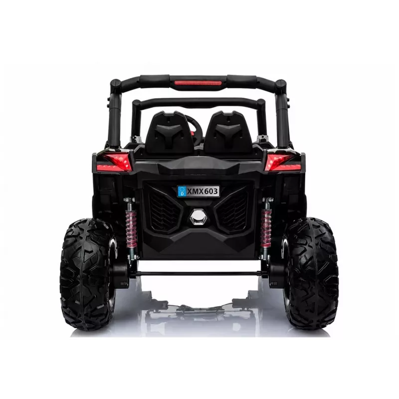LEAN CARS Jeep XMX603 elektrické detské auto - čierne s MP3