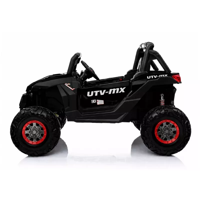 LEAN CARS Jeep XMX603 elektrické detské auto - čierne s MP3