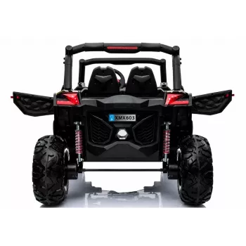 LEAN CARS Jeep XMX603 elektrické detské auto - biele s MP4