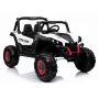 LEAN CARS Jeep XMX603 elektrické detské auto - biele s MP4