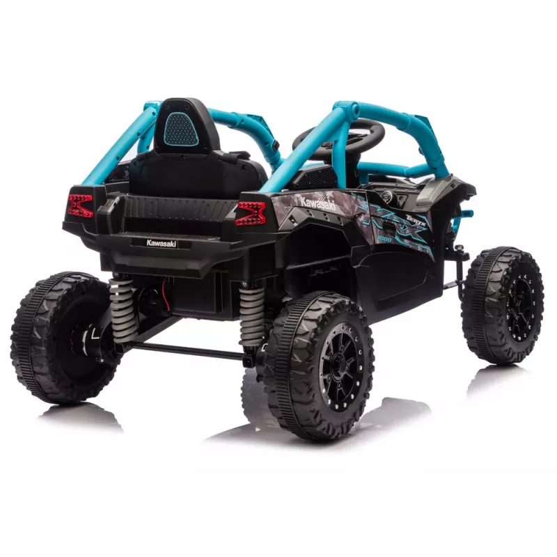 LEAN CARS Kawasaki JS330 24V 5Ah čierne a modré autíčko na batériu