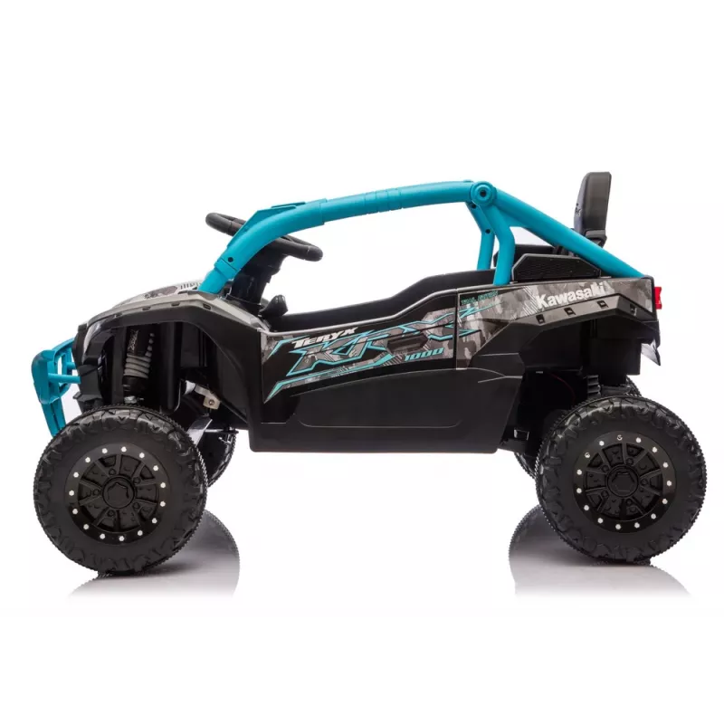 LEAN CARS Kawasaki JS330 24V 5Ah čierne a modré autíčko na batériu