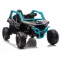 LEAN CARS Kawasaki JS330 24V 5Ah čierne a modré autíčko na batériu