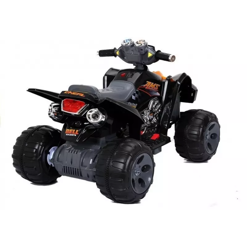LEAN CARS Medium Quad čierny - elektrické detské vozidlo