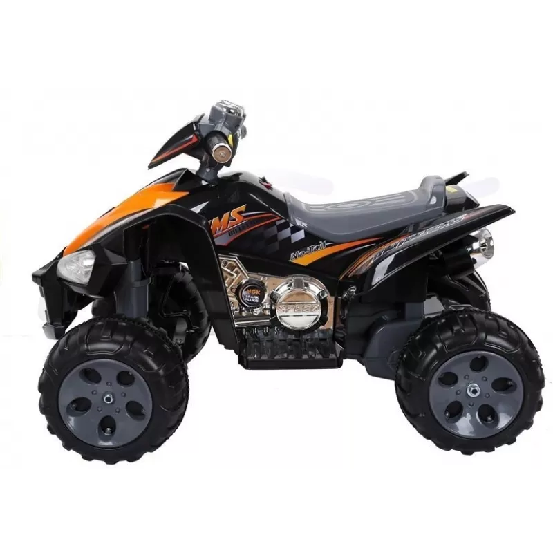 LEAN CARS Medium Quad čierny - elektrické detské vozidlo