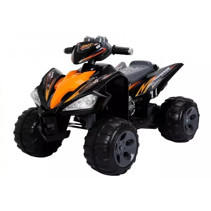 LEAN CARS Medium Quad čierny - elektrické detské vozidlo