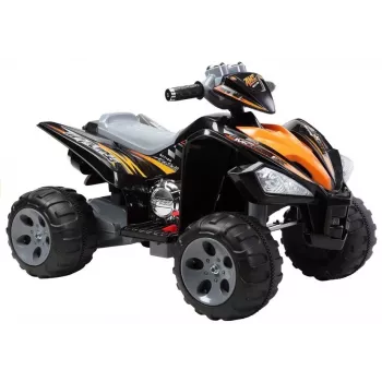 LEAN CARS Medium Quad čierny - elektrické detské vozidlo