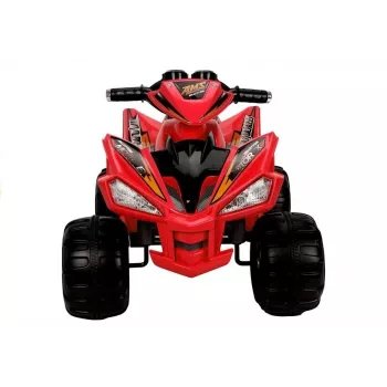 LEAN CARS Medium Quad červený - elektrická detská štvorkolka