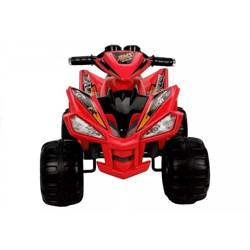 LEAN CARS Medium Quad červený - elektrická detská štvorkolka