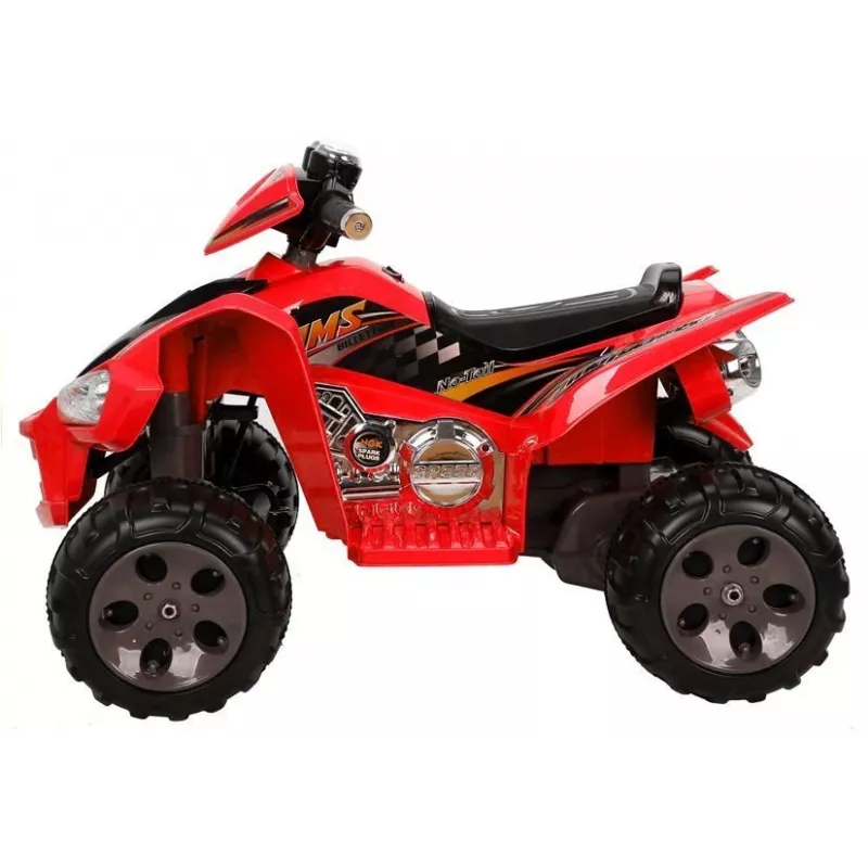 LEAN CARS Medium Quad červený - elektrická detská štvorkolka