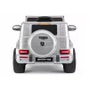LEAN CARS Mercedes AMG G 63 strieborné lakované autíčko na batérie