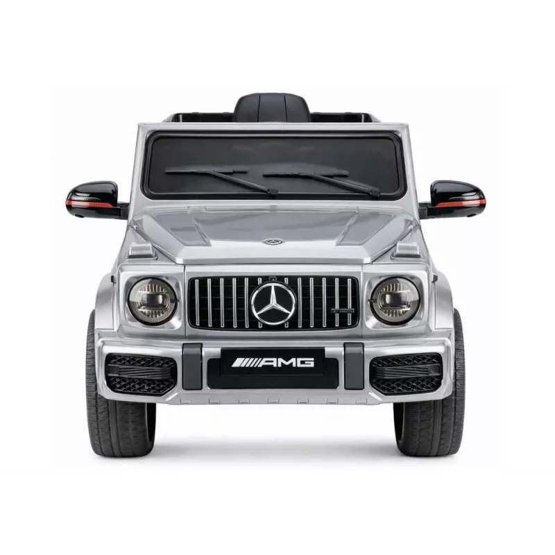 LEAN CARS Mercedes AMG G 63 strieborné lakované autíčko na batérie