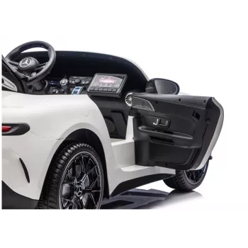 LEAN CARS Mercedes-AMG GT63 24V biele batériové jazdné vozidlo