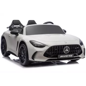 LEAN CARS Mercedes GT63 AMG DK-GT63 24V LCD biele autíčko na batérie