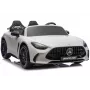 LEAN CARS Mercedes GT63 AMG DK-GT63 24V LCD biele autíčko na batérie