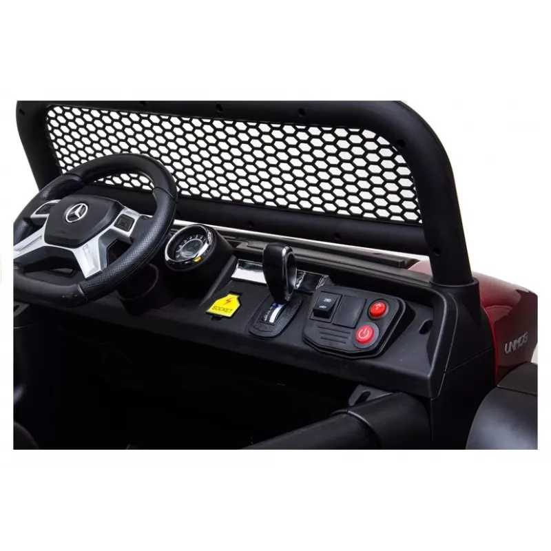 LEAN CARS Mercedes Unimog 12V elektrické detské auto zelené