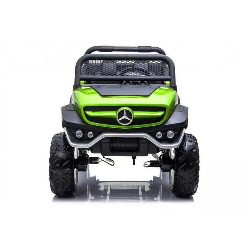 LEAN CARS Mercedes Unimog 12V elektrické detské auto zelené