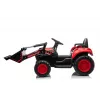 LEAN CARS nabíjateľný traktor s lyžicou BW-X002A červený